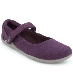 Xero Cassie Blackberry Purple Hemp Mary Jane Shoes Flats 8.5